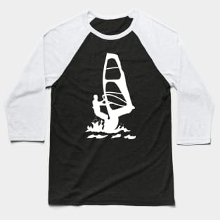 Windsurfing Baseball T-Shirt